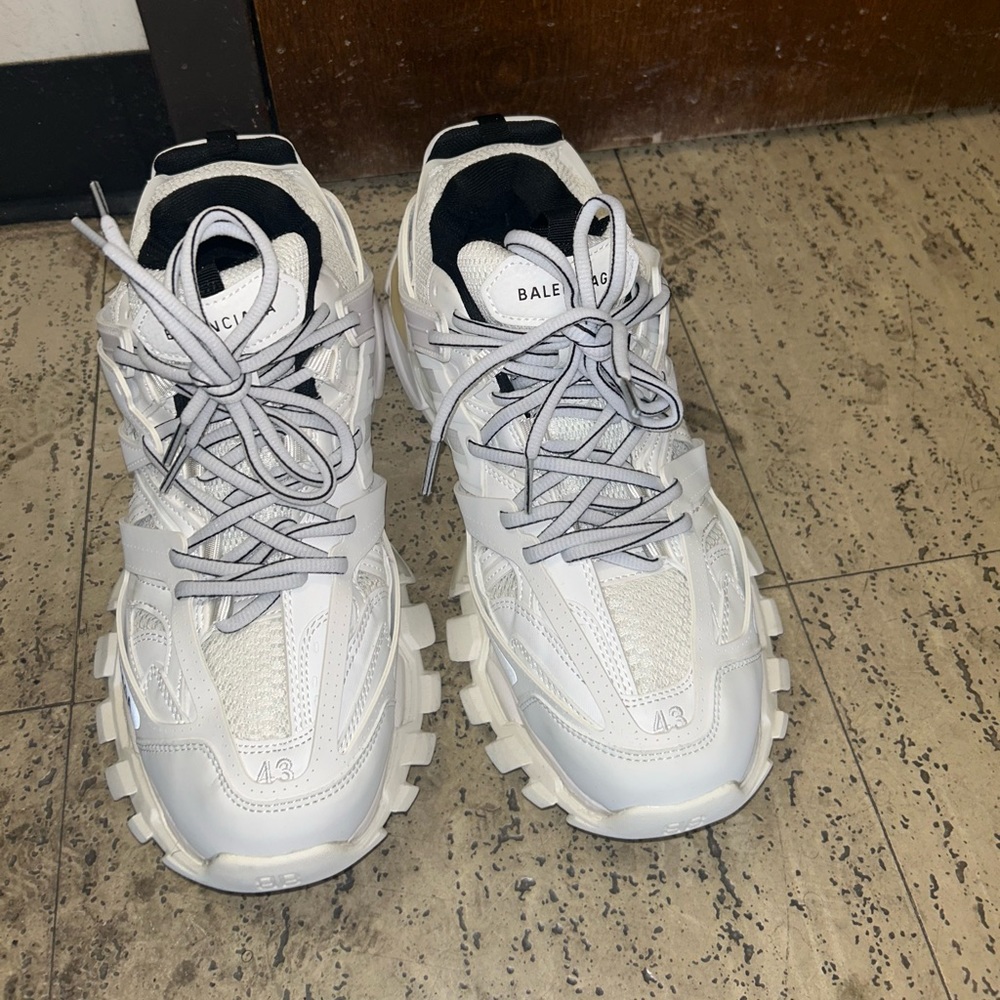 White And Black Balenciaga Tracks
